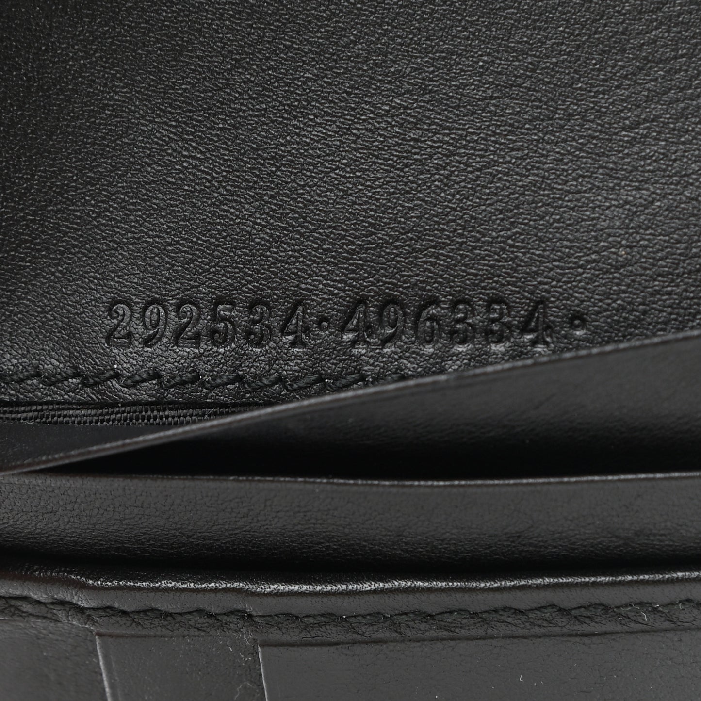 Microguccissima Bi-Fold Wallet Black