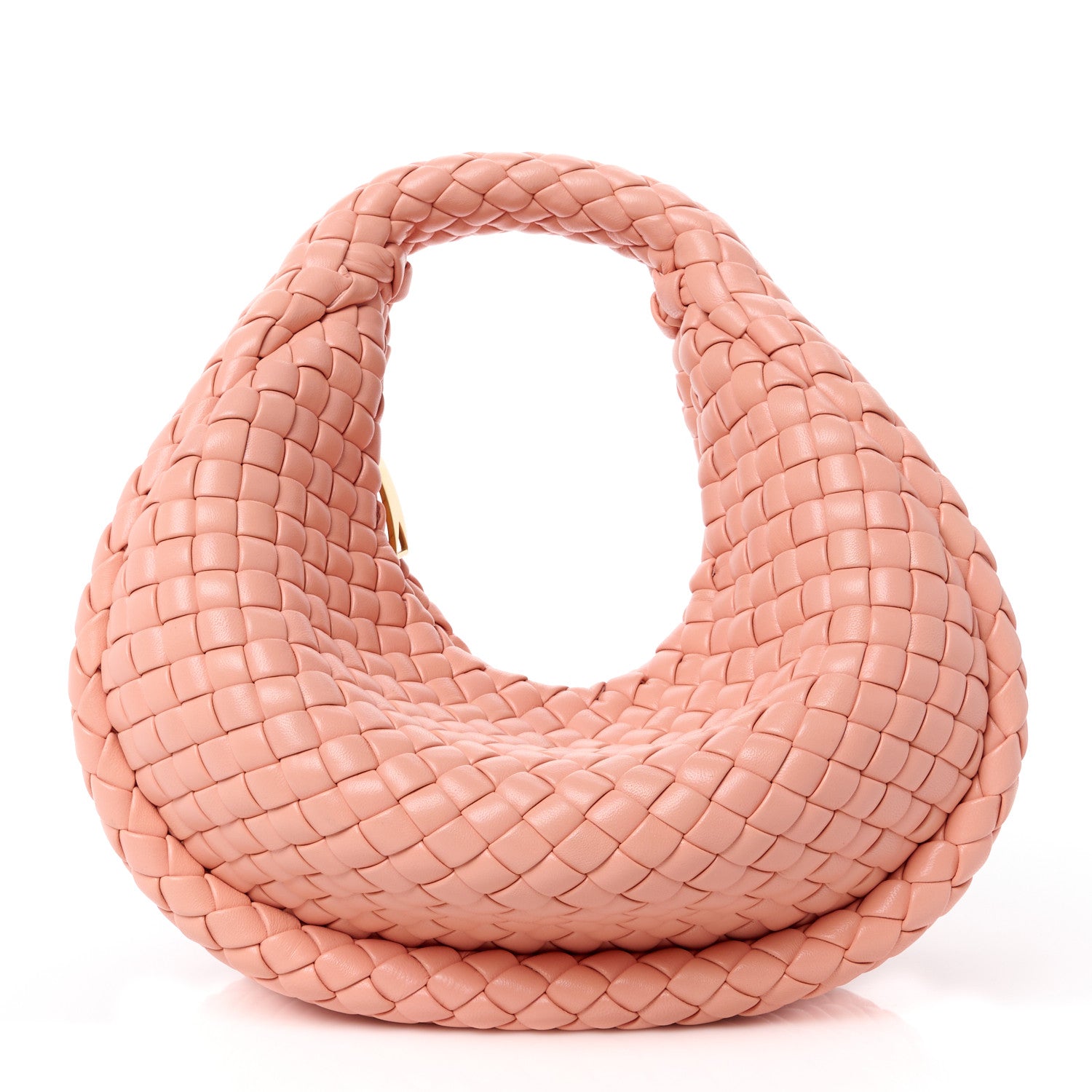 Bottega Veneta Lambskin Padded Intrecciato Mini Jodie Peachy 1 of 11