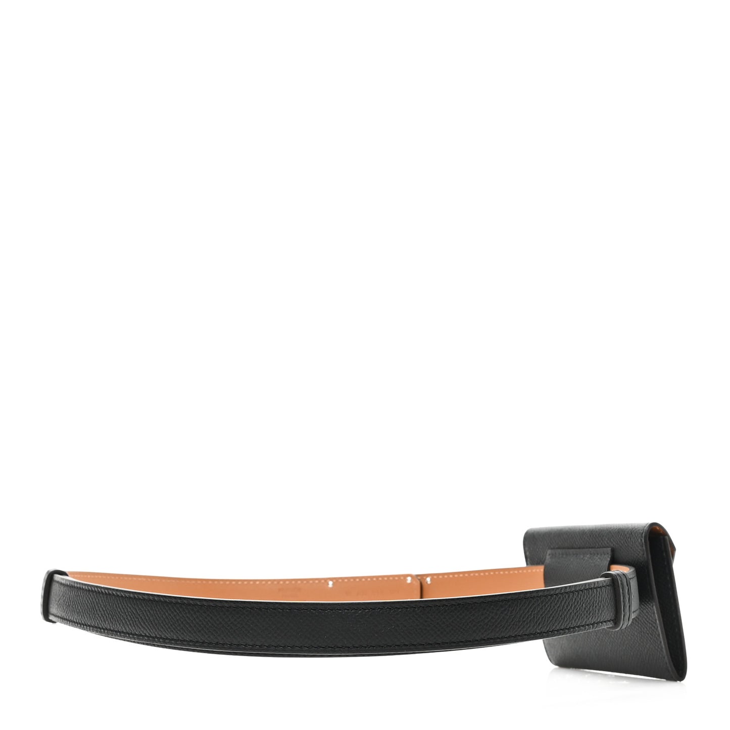 Epsom Kelly Pocket Belt Black