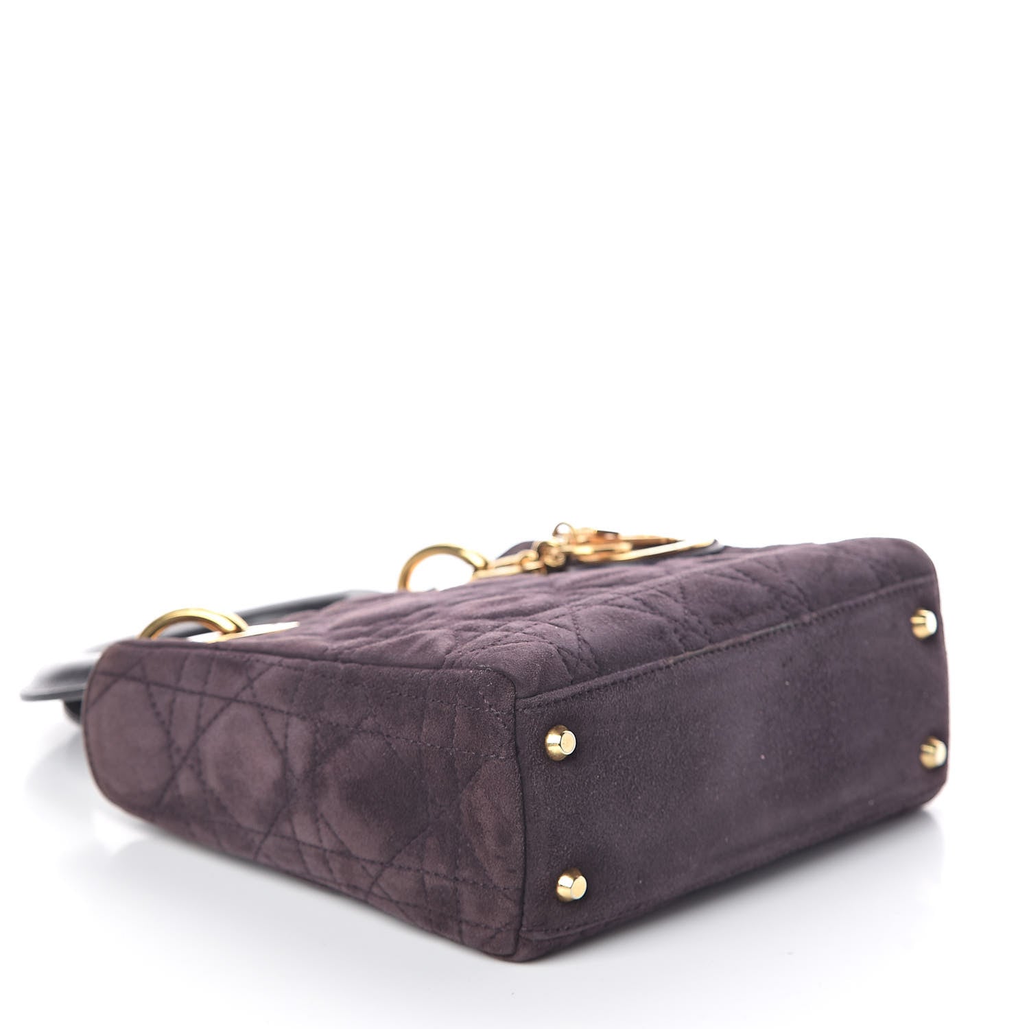Christian Dior Suede Cannage Mini Lady Dior 4 of 8