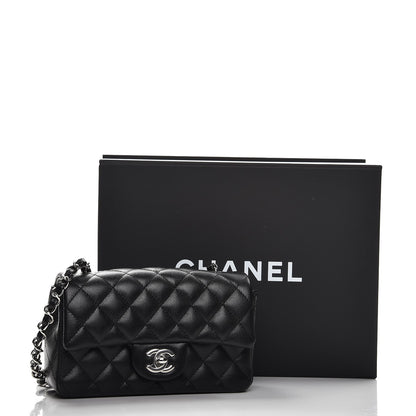 Chanel Caviar Quilted Mini Rectangular Flap Black 8 of 8