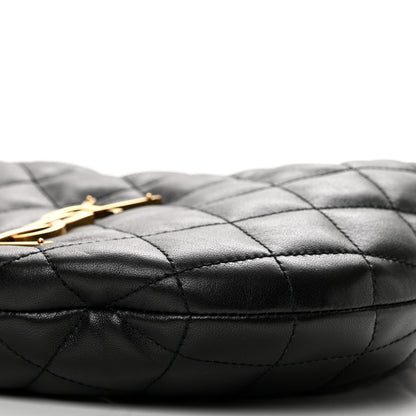 Saint Laurent Lambskin Quilted Icarino Bag Black 10 of 11
