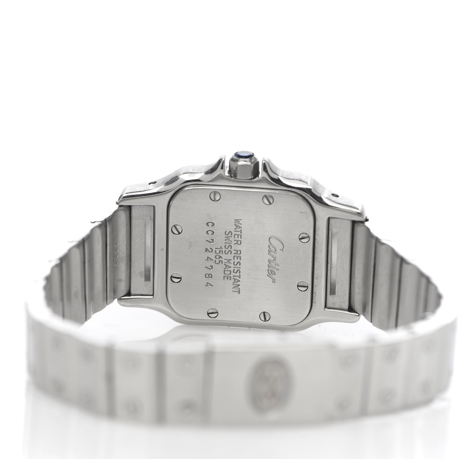 Cartier Stainless Steel 24mm Santos de Galbee Quartz Watch 5 of 6