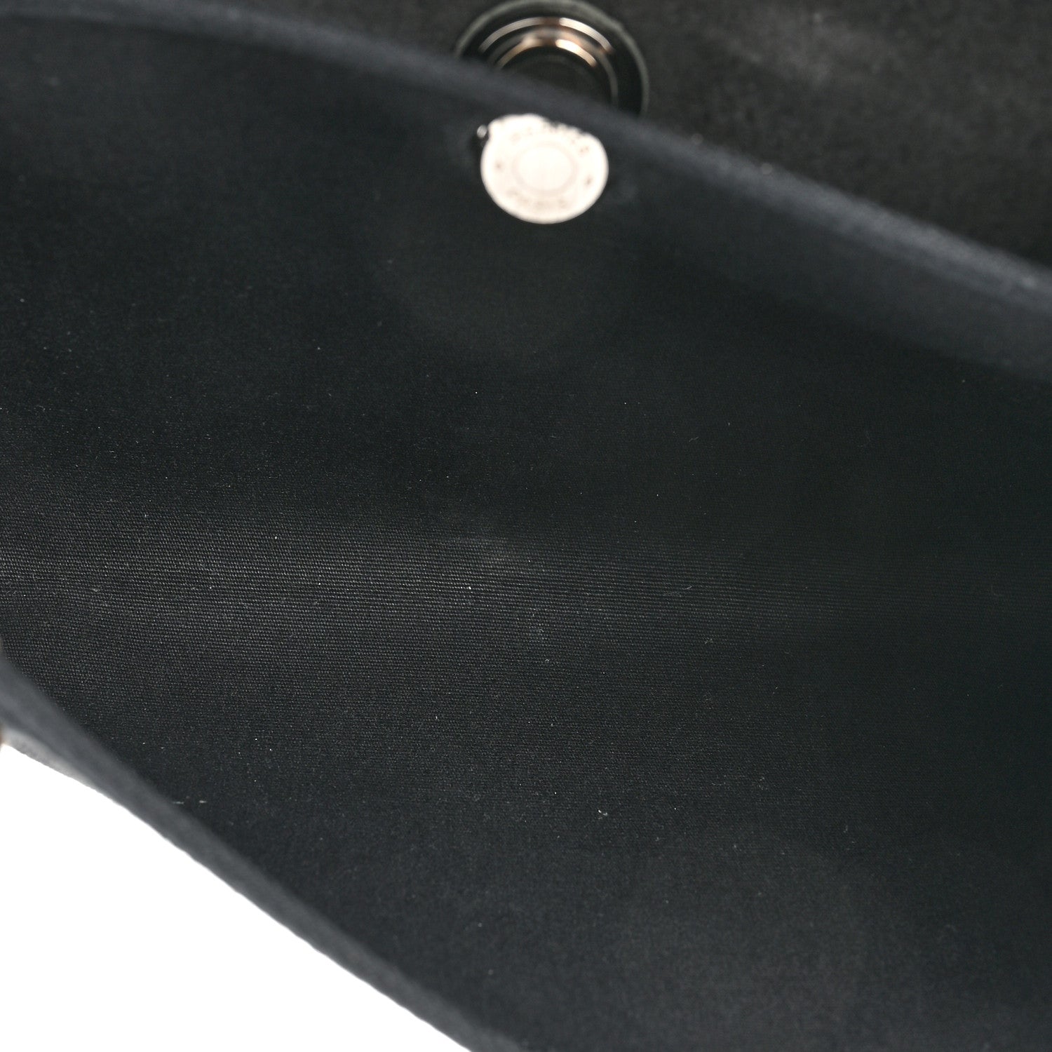 Hermes Toile Vache Calfskin Herbag Clutch Ficelle Black 6 of 18