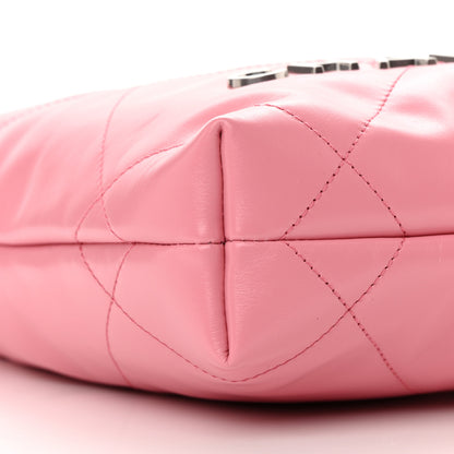 Chanel Shiny Calfskin Quilted Mini Chanel 22 Pink 9 of 11
