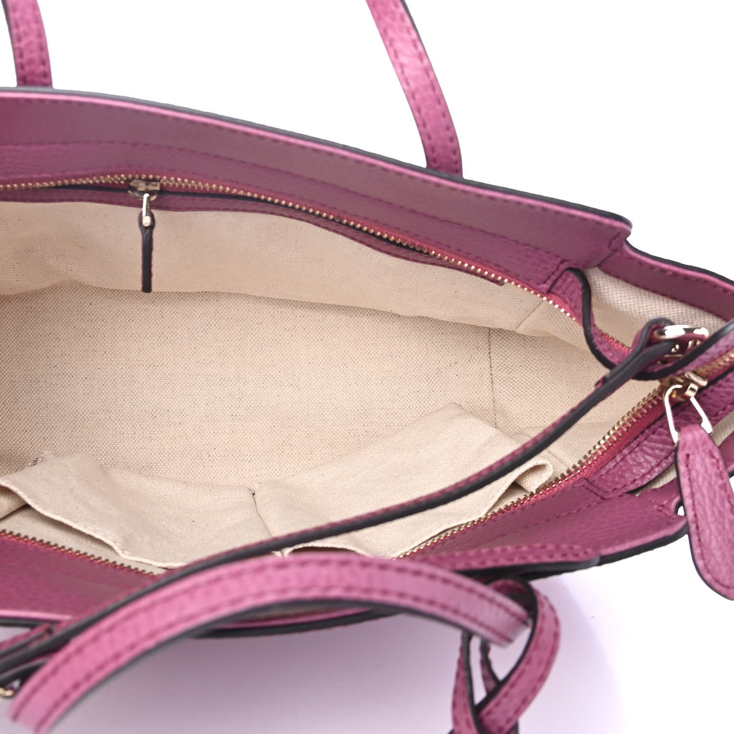 Gucci Dollar Calfskin Mini Swing Top Handle Bag Peonia Flower 4 of 4