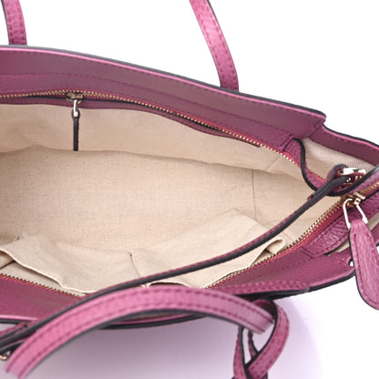 Gucci Dollar Calfskin Mini Swing Top Handle Bag Peonia Flower 4 of 4