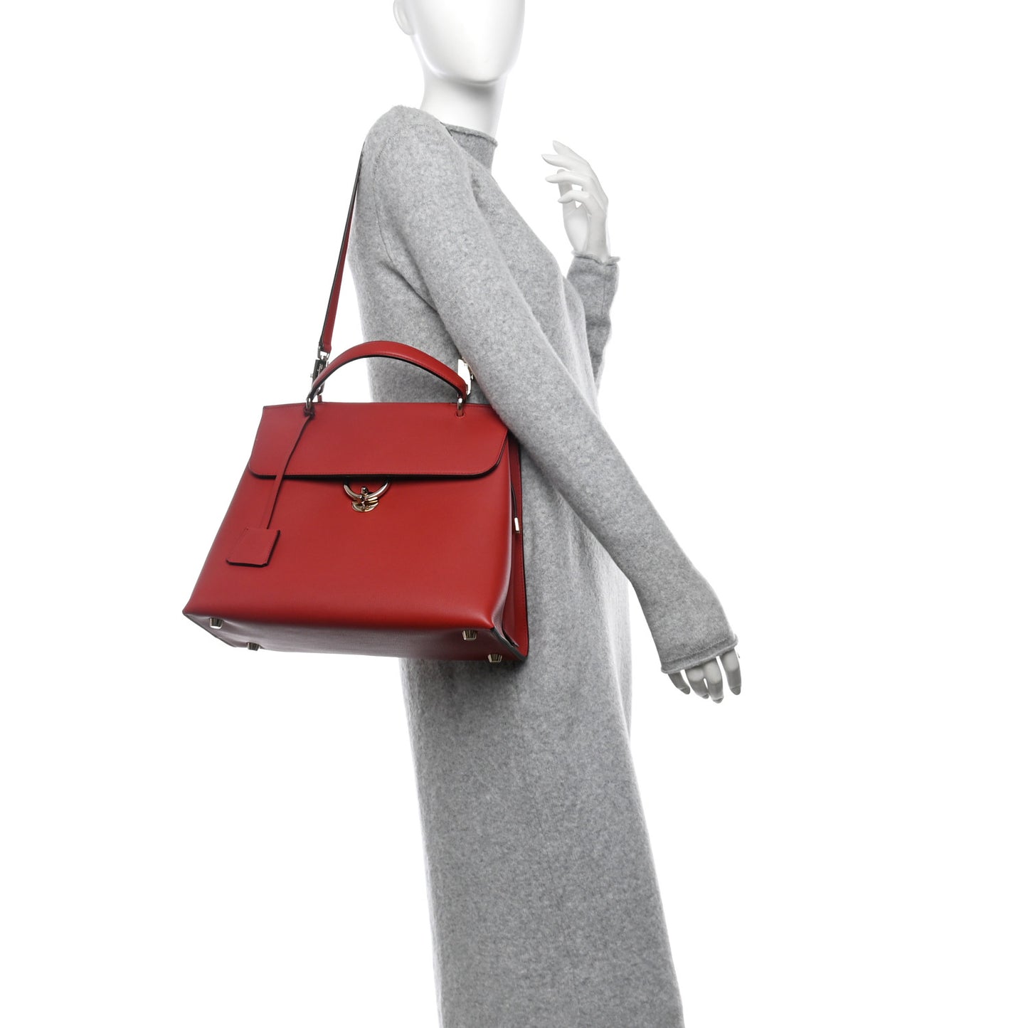 Calfskin Jet Set Top Handle Bag Brick