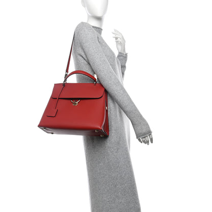 Salvatore Ferragamo Calfskin Jet Set Top Handle Bag Brick 2 of 10