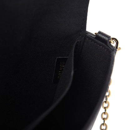 Louis Vuitton Empreinte Pochette Felicie Chain Wallet Black 10 of 12
