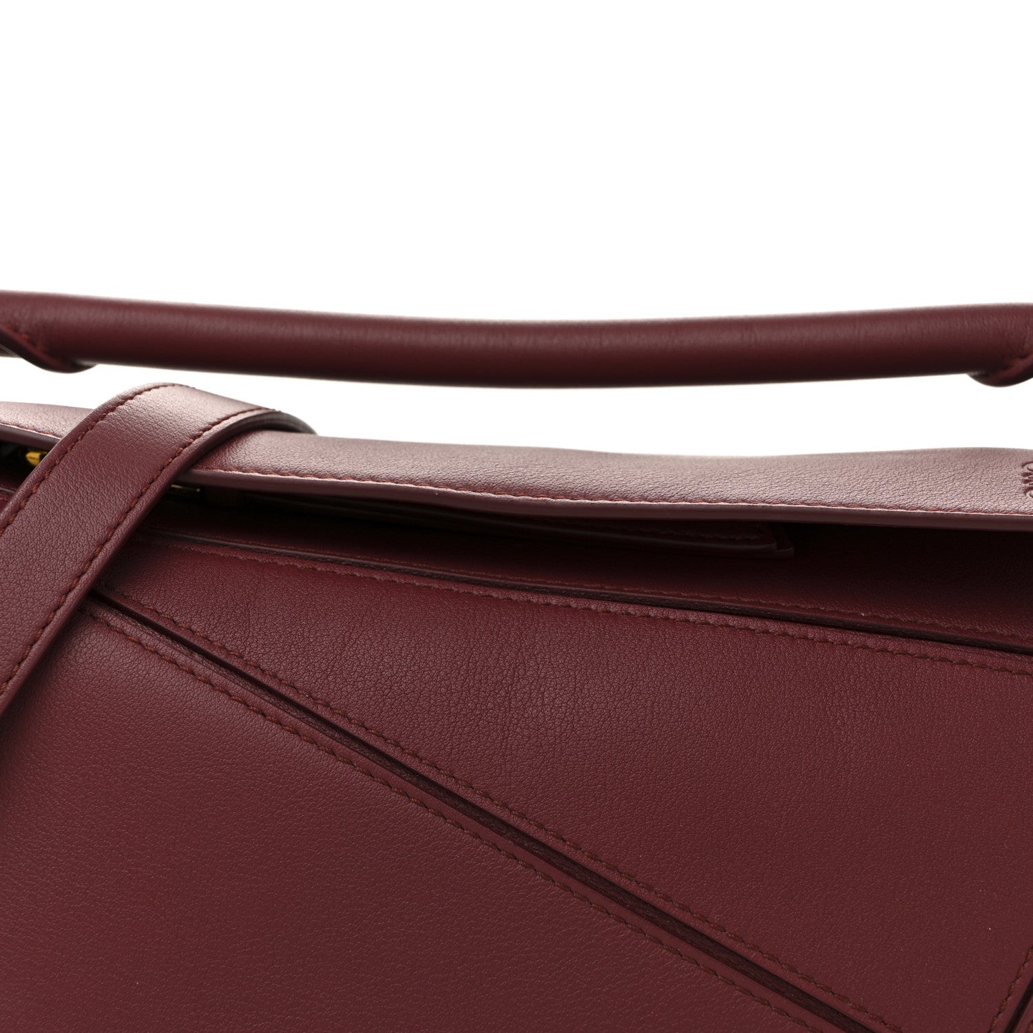 Loewe Calfskin Small Puzzle Bag Wild Berry 8 of 14