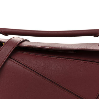 Loewe Calfskin Small Puzzle Bag Wild Berry 8 of 14