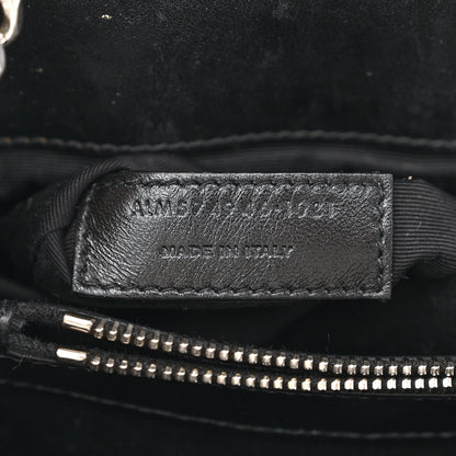 Saint Laurent Calfskin Y Quilted Monogram Medium Loulou Chain Satchel Black 8 of 12
