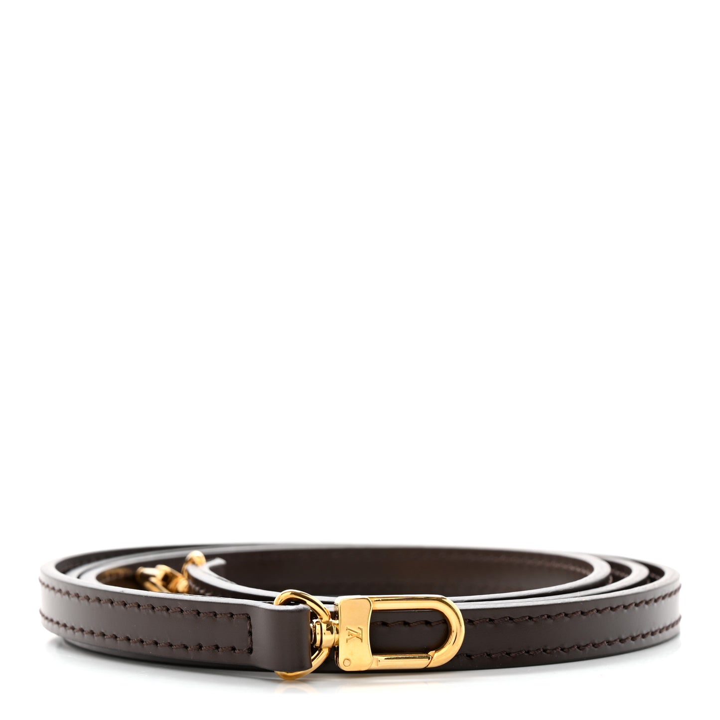 Calfskin Shoulder Strap Brown