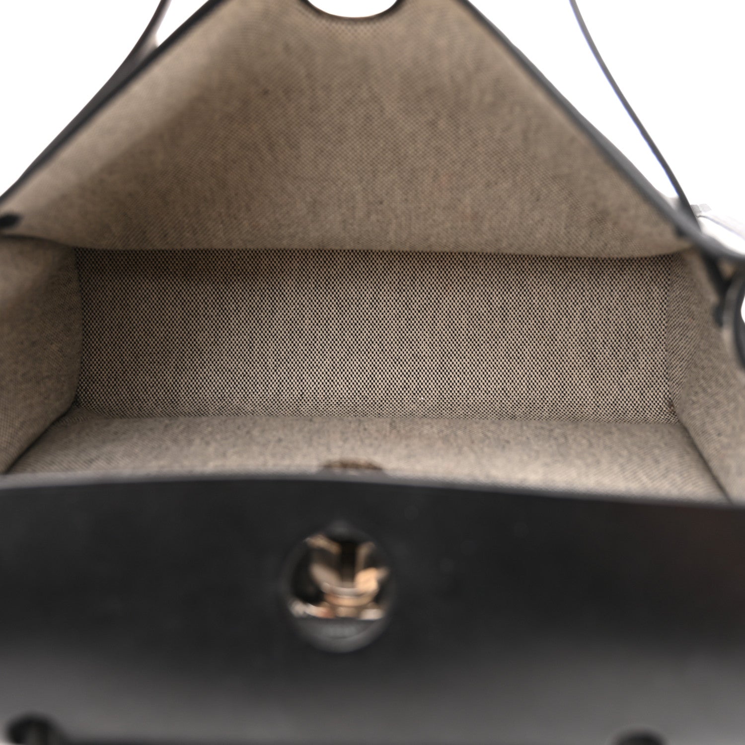 Hermes Toile H Berline Vache Hunter Herbag Zip PM 31 Black Ecru 6 of 11