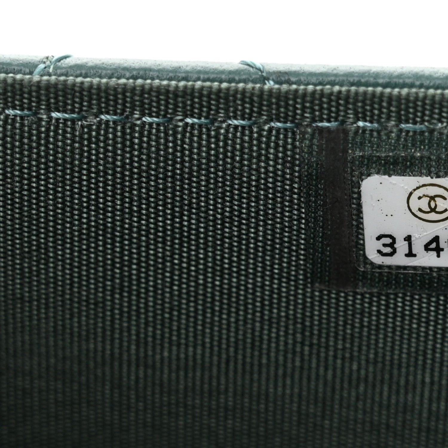 Chanel Lambskin Quilted Top Handle Flap Coin Purse With Chain Green 8 of 13