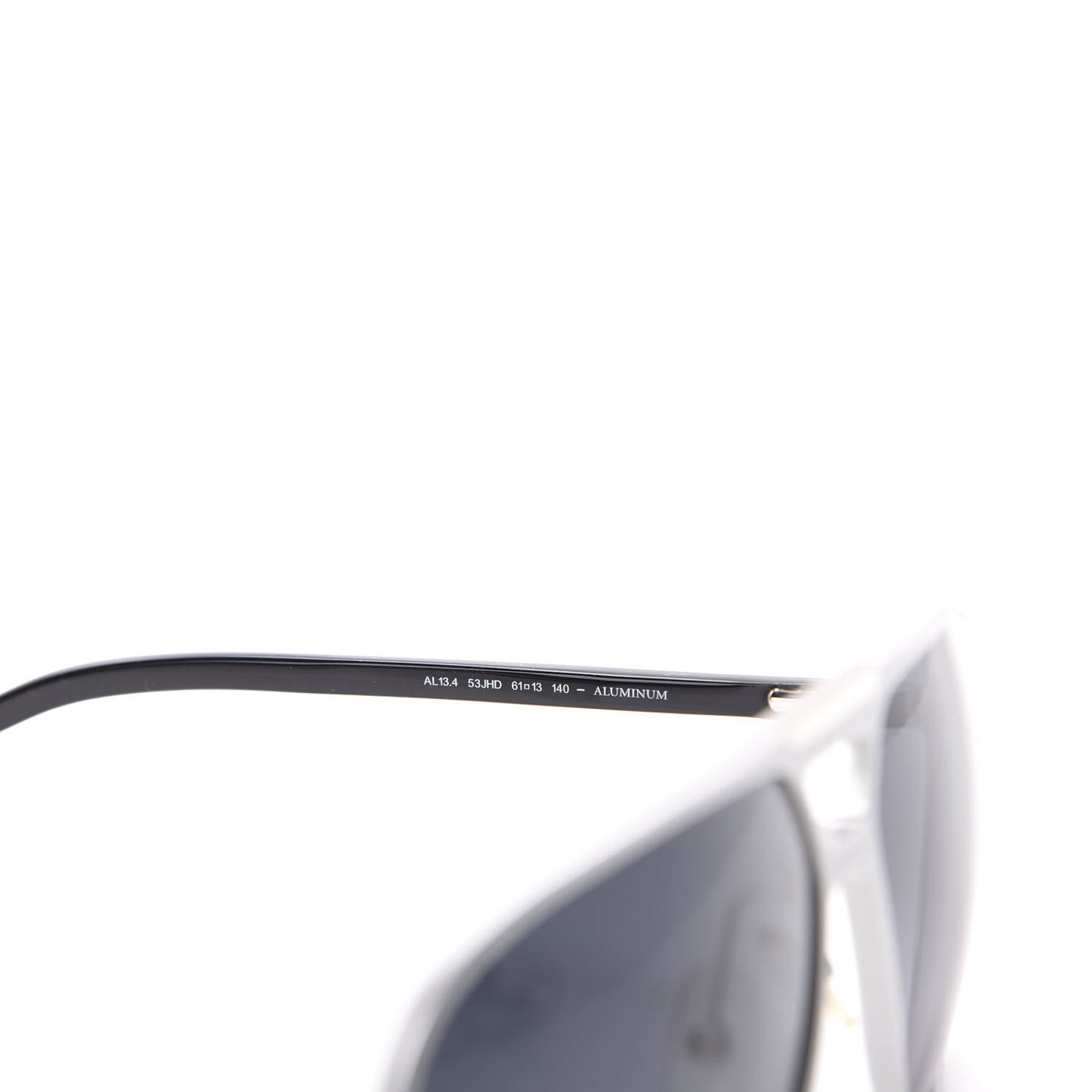 HOMME Aluminum Aviator Sunglasses Silver