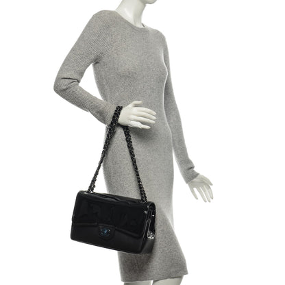 Chanel Patent Calfskin Jumbo Classic Pure Double Flap Black 2 of 7