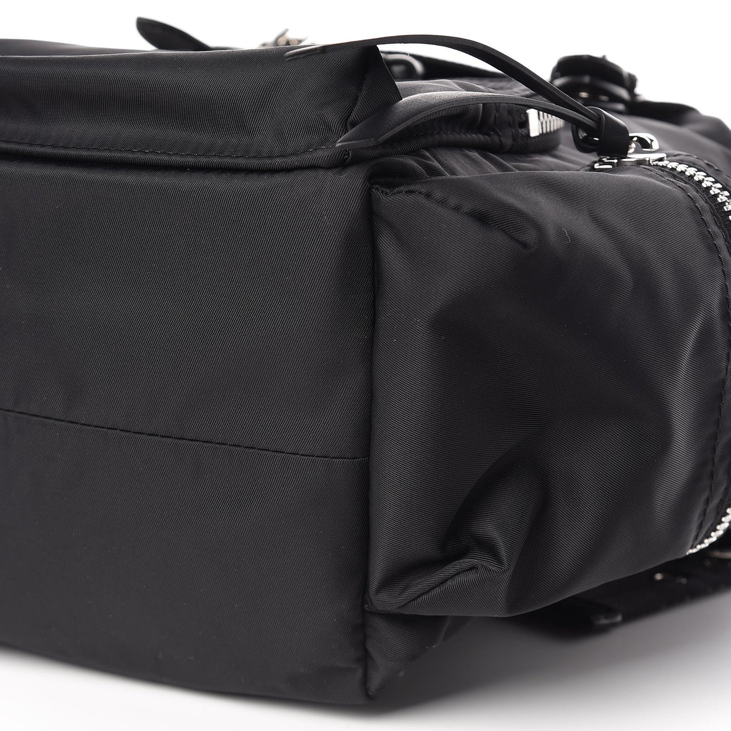 Nylon Medium Rucksack Backpack Black