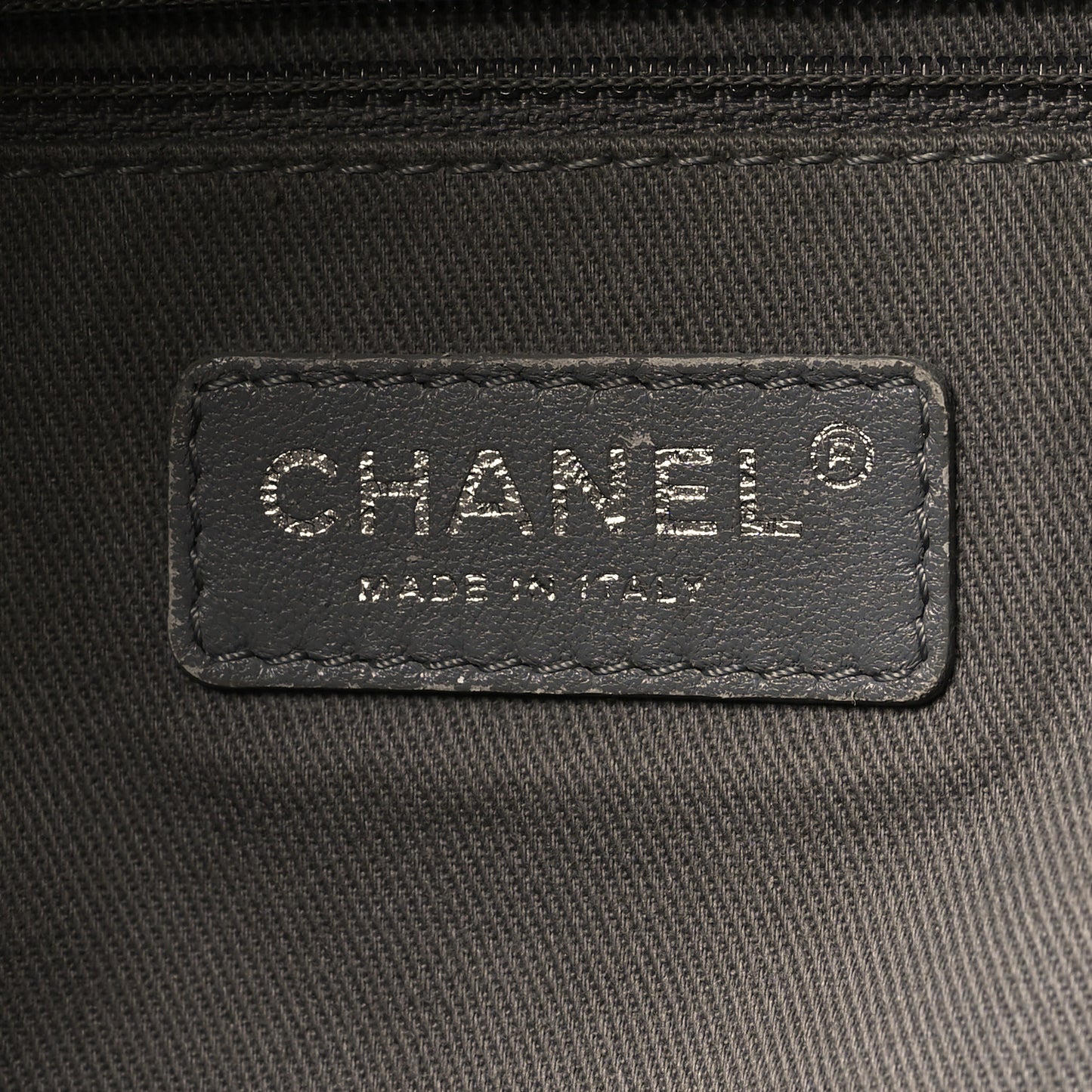 Graffiti Printed Canvas Medium Backpack Grey