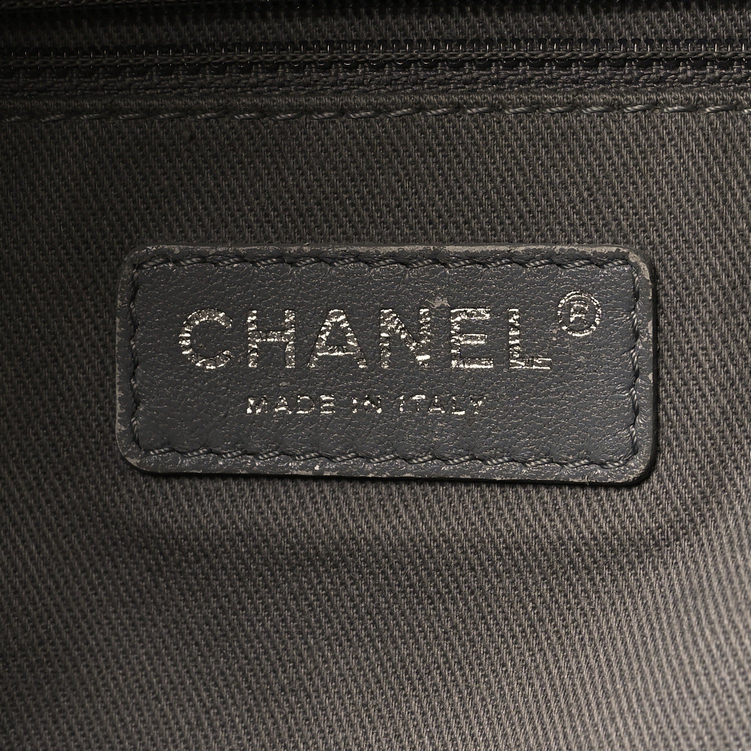 Chanel Graffiti Printed Canvas Medium Backpack Grey 5 of 10