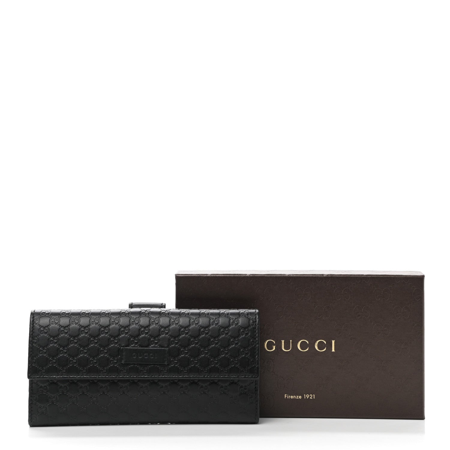 Gucci Microguccissima Continental Flap Wallet Black 9 of 9