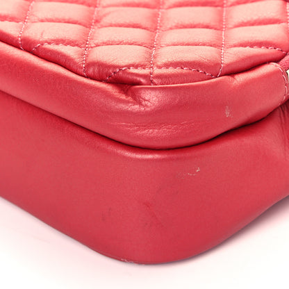 Chanel Calfskin Quilted Day Trips Camera Case Pink 9 of 10
