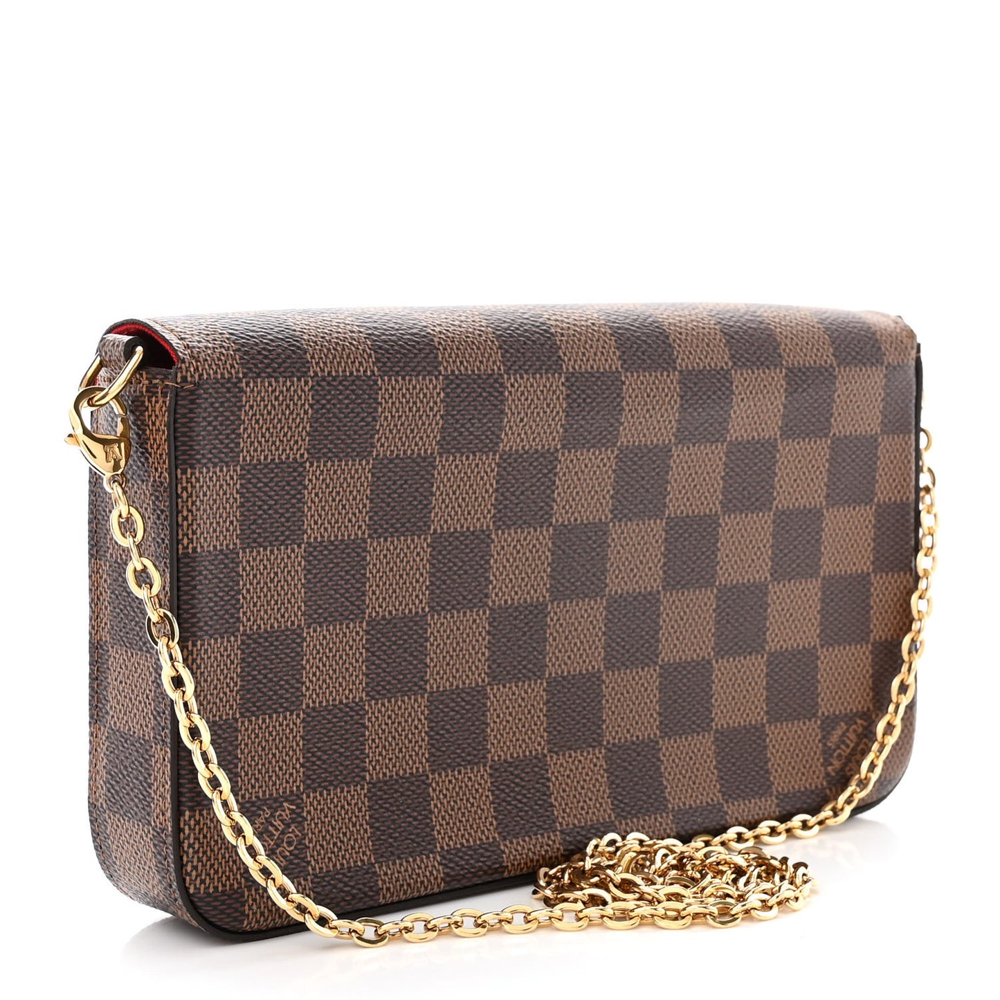 Damier Ebene Pochette Felicie Chain Wallet