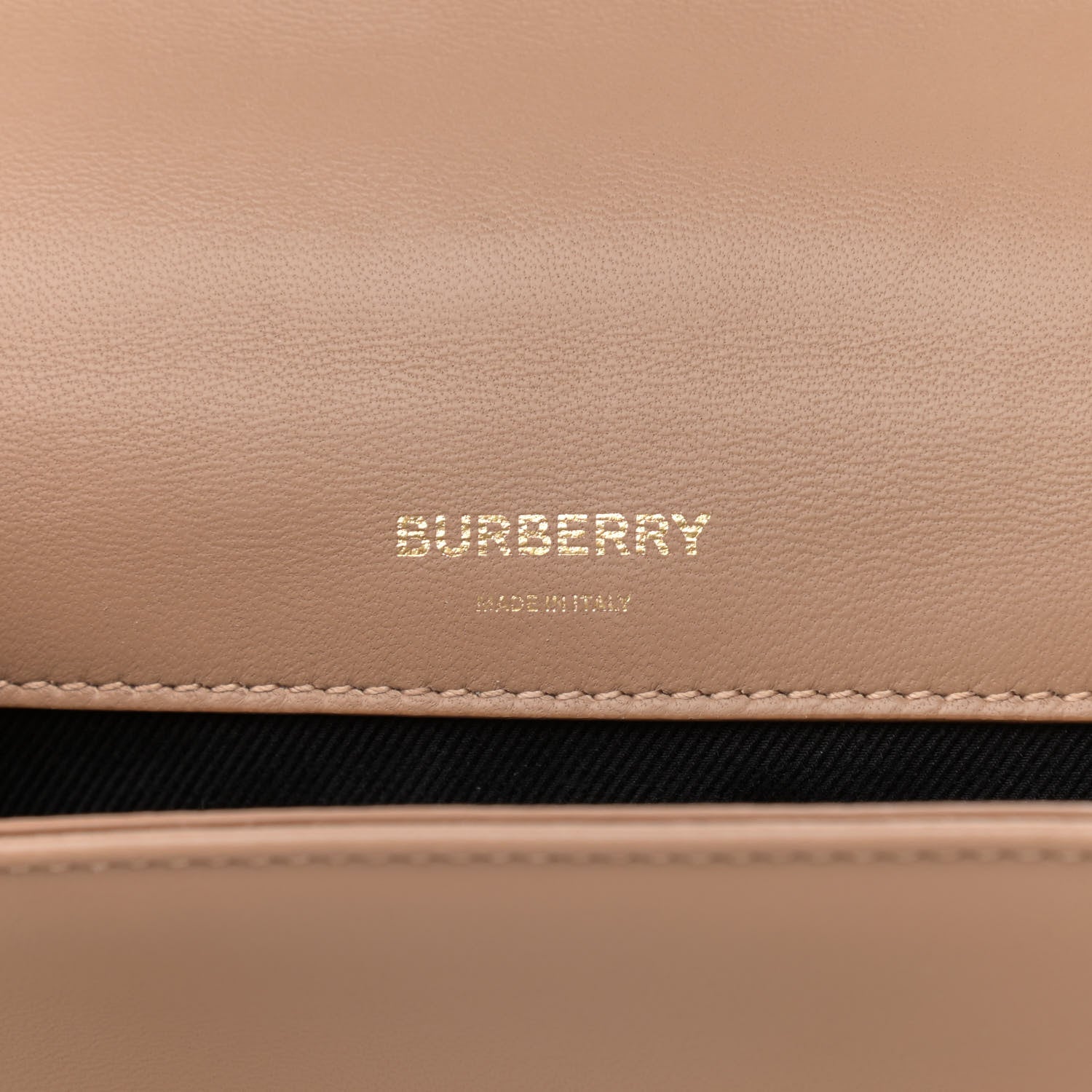 Burberry Lambskin Quilted Small Lola Bag Camel 6 of 12
