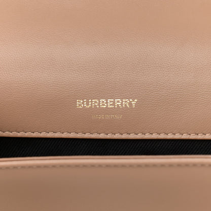 Burberry Lambskin Quilted Small Lola Bag Camel 6 of 12
