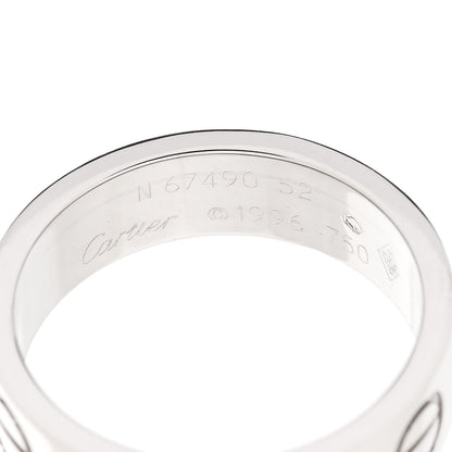 Cartier 18K White Gold 5.5mm LOVE Ring 52 6 4 of 4