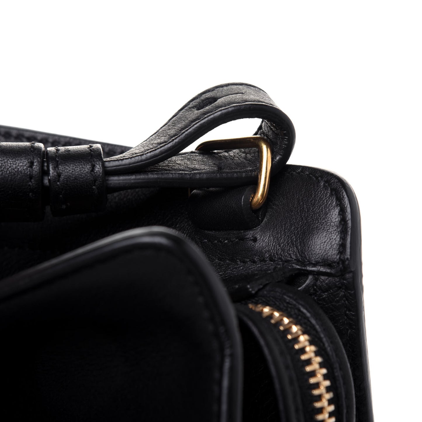Smooth Calfskin Small Monogram Cabas Black