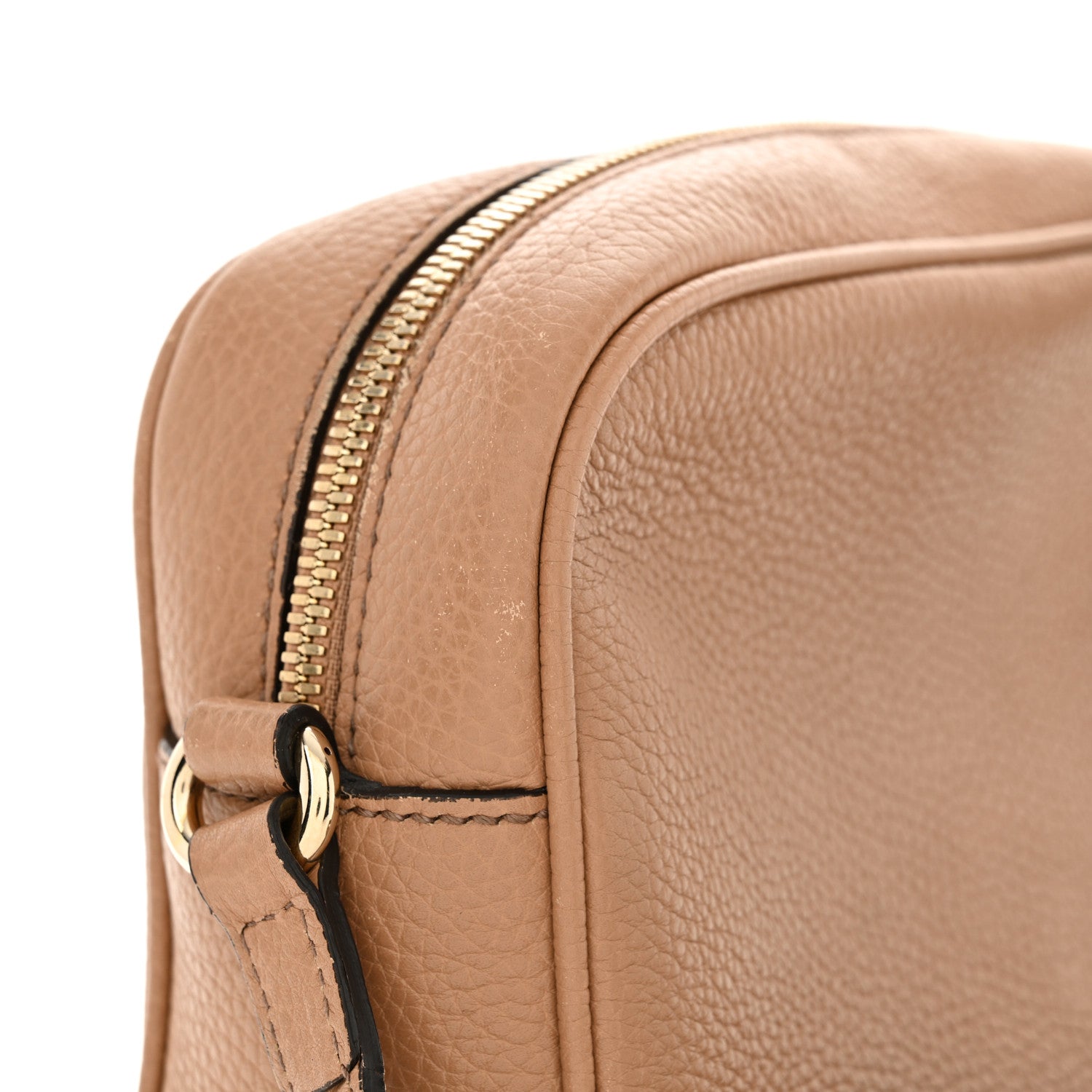 Gucci Pebbled Calfskin Small Soho Disco Bag Rose Beige 11 of 14