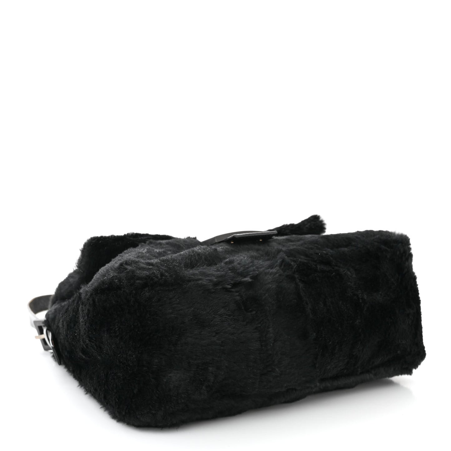 Rabbit Fur Mama Baguette Black