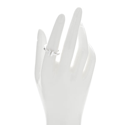 Tiffany Sterling Silver T Square Ring 54 7 2 of 4