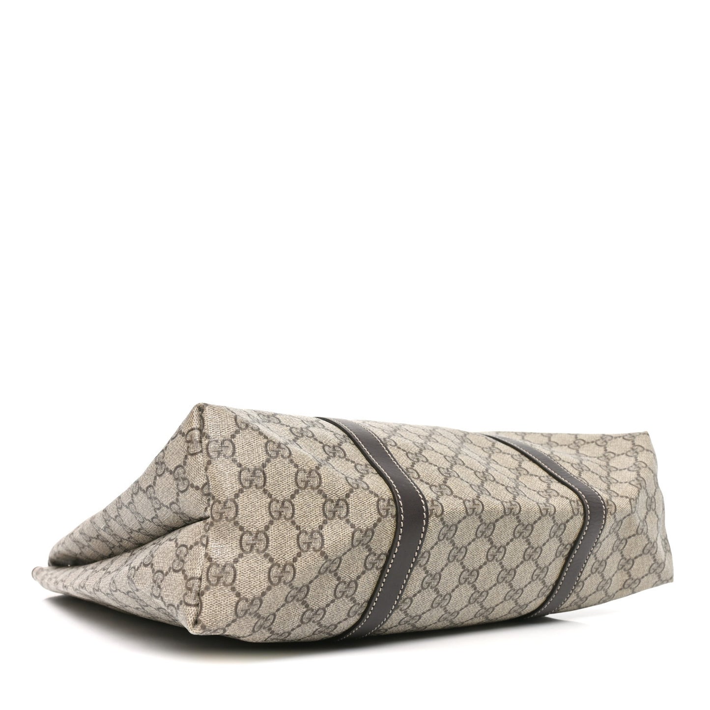 GG Plus Monogram Joy Vertical Tote Dark Brown