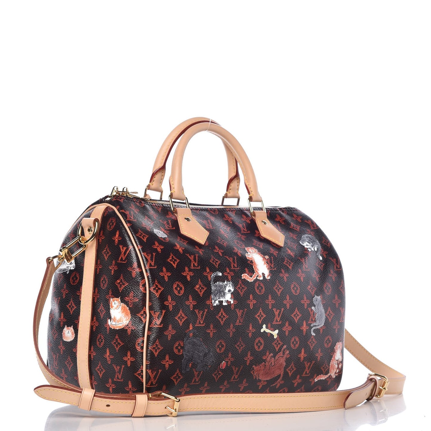 Catogram Speedy Bandouliere 30 Marron