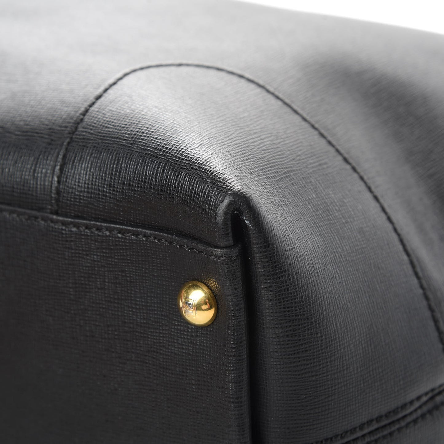 Vitello Elite Chameleon Shopper Tote Black