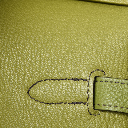 Hermes Taurillon Clemence Birkin 35 Vert Anis 21 of 41