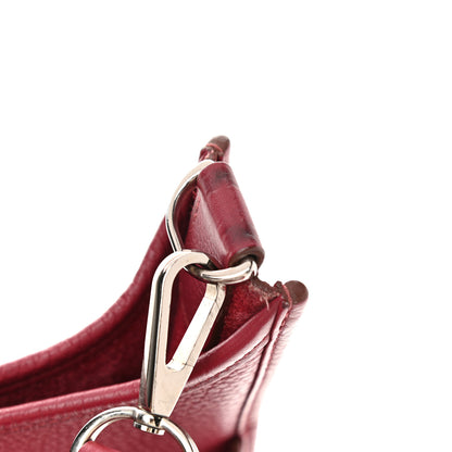 Hermes Taurillon Clemence Evelyne III PM Rubis 15 of 16