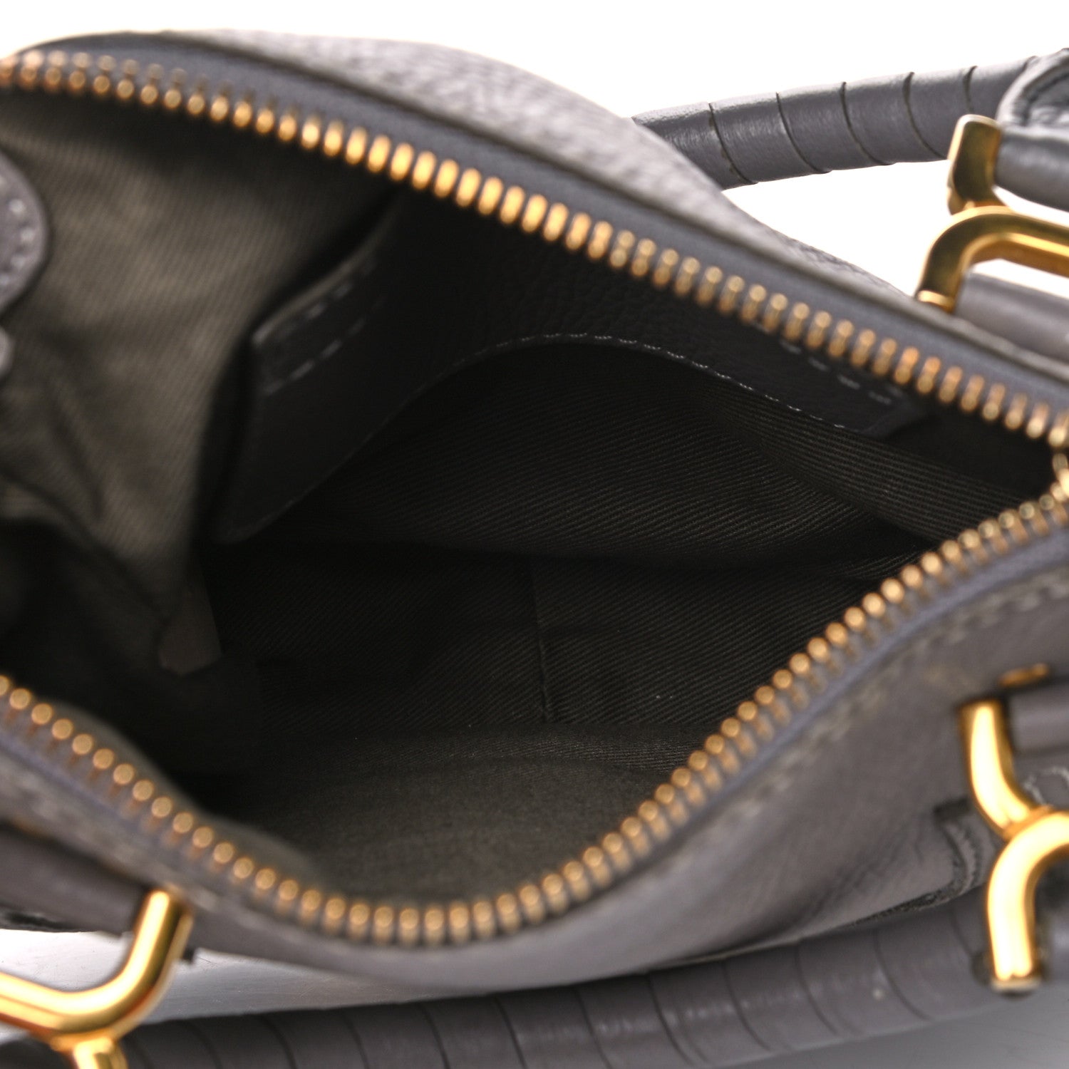 Chloe Calfskin Mini Marcie Satchel Cashmere Grey 4 of 5