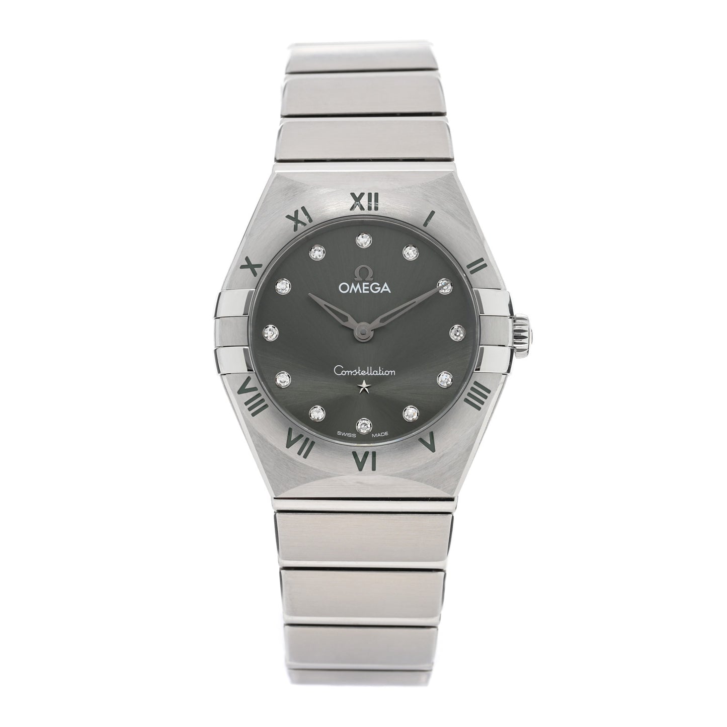 Stainless Steel Diamond 28mm Constellation Quartz Watch Green 131.10.28.60.60.001