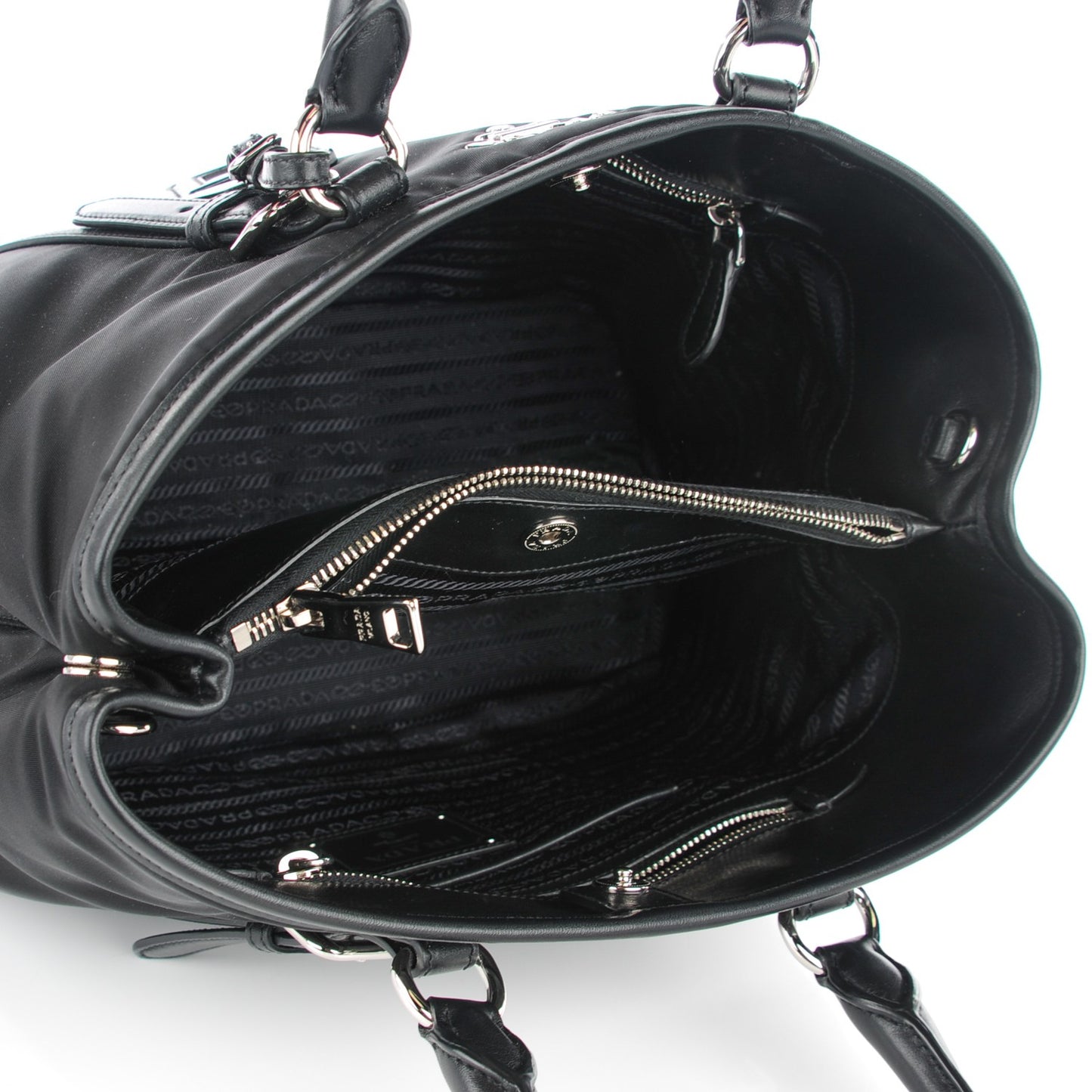 Tessuto Soft Calf Tote Nero Black