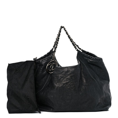 Chanel Distressed Caviar XL Coco Cabas Black 1 of 18