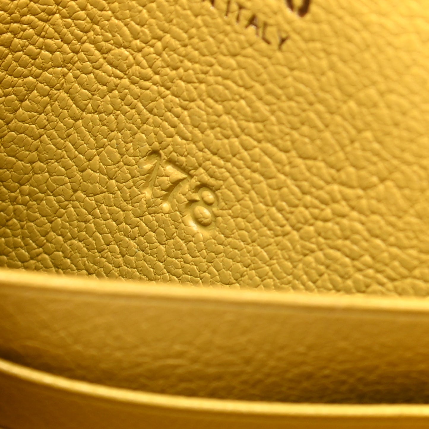 Goatskin Madras Forever Envelope Chain Pouch Yellow