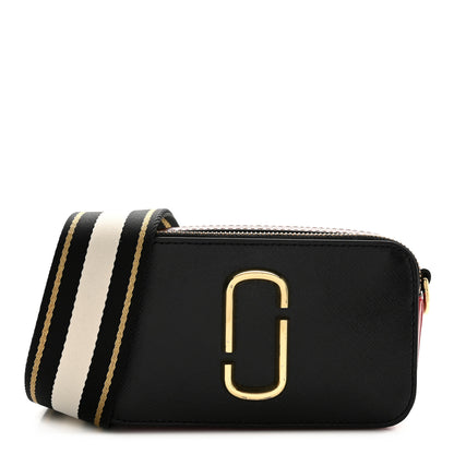 Marc Jacobs Saffiano Small Snapshot Camera Bag Black Multicolor 1 of 9