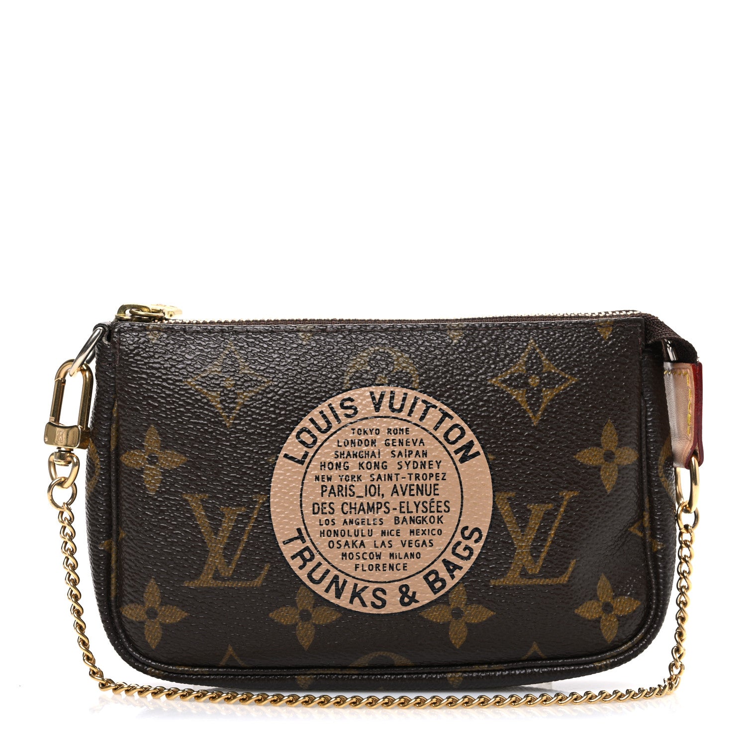 Louis Vuitton Monogram Complice Trunks and Bags Mini Pochette Accessories Beige 1 of 7