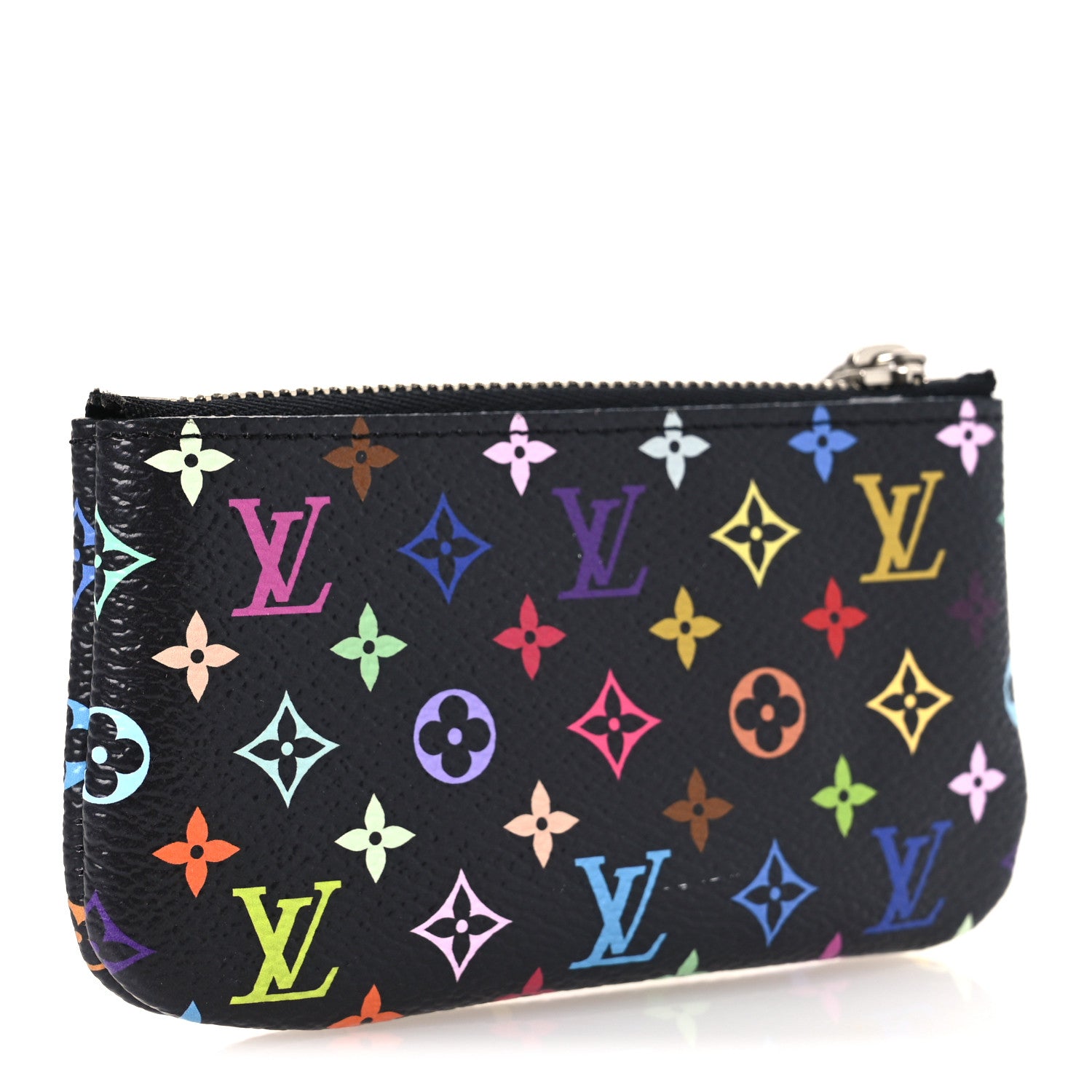 Louis Vuitton LV X TM Monogram Multicolor Key Pouch Black 4 of 7