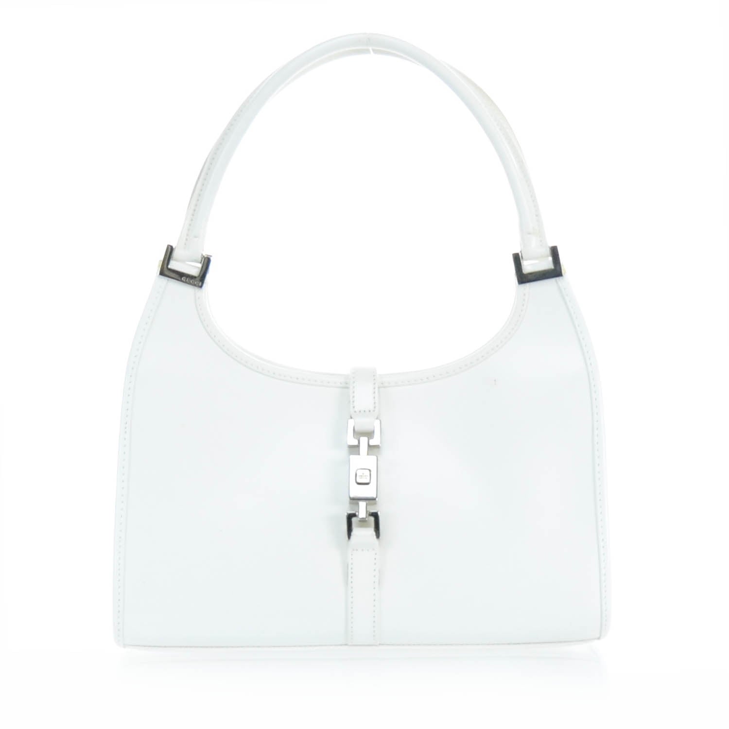 Gucci Leather Small Bardot White 1 of 13
