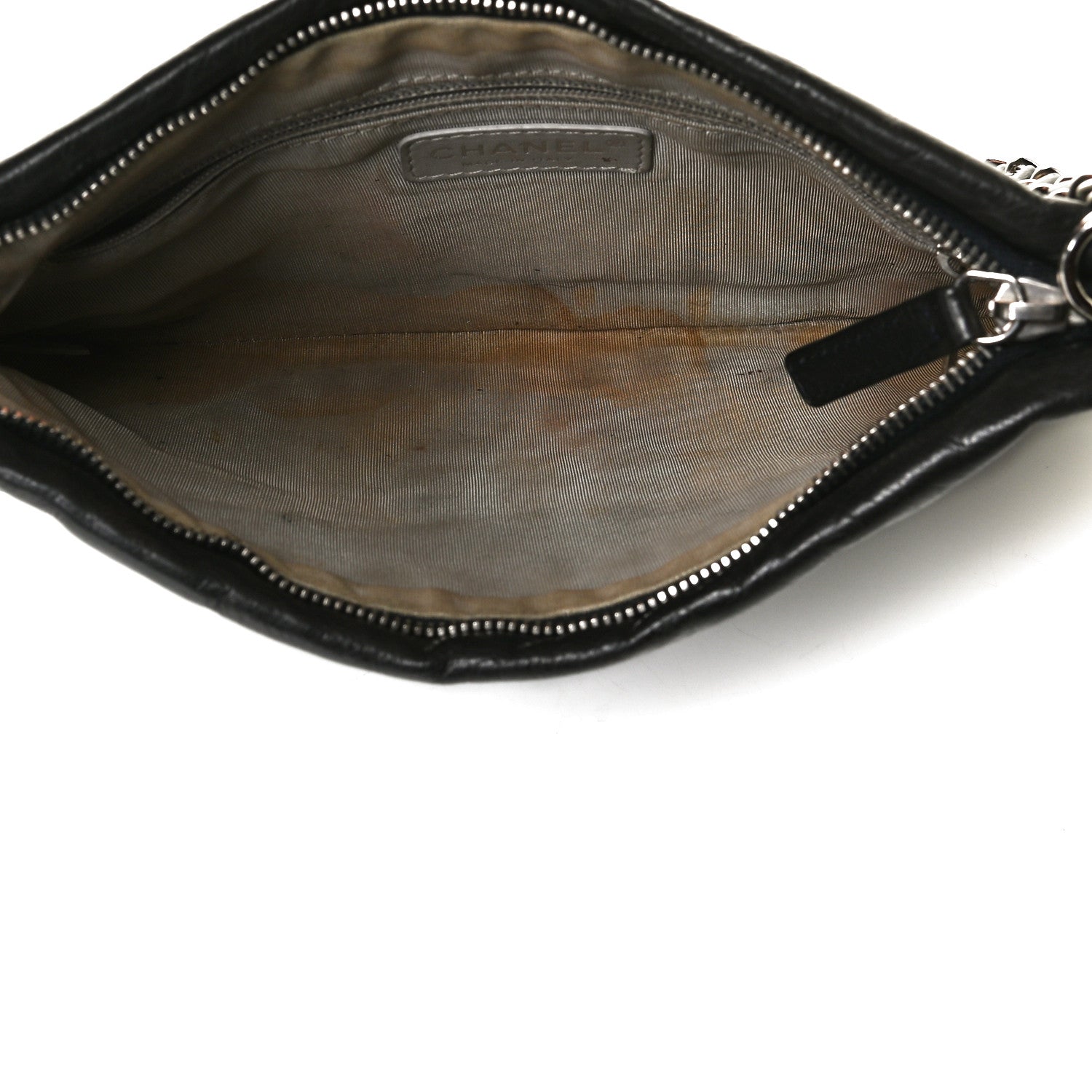 Chanel Calfskin On the Bund Pochette Black 5 of 18